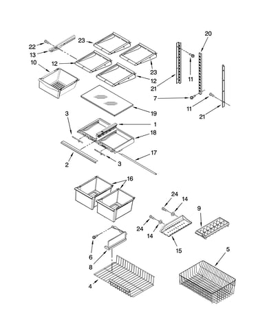 Shelf parts