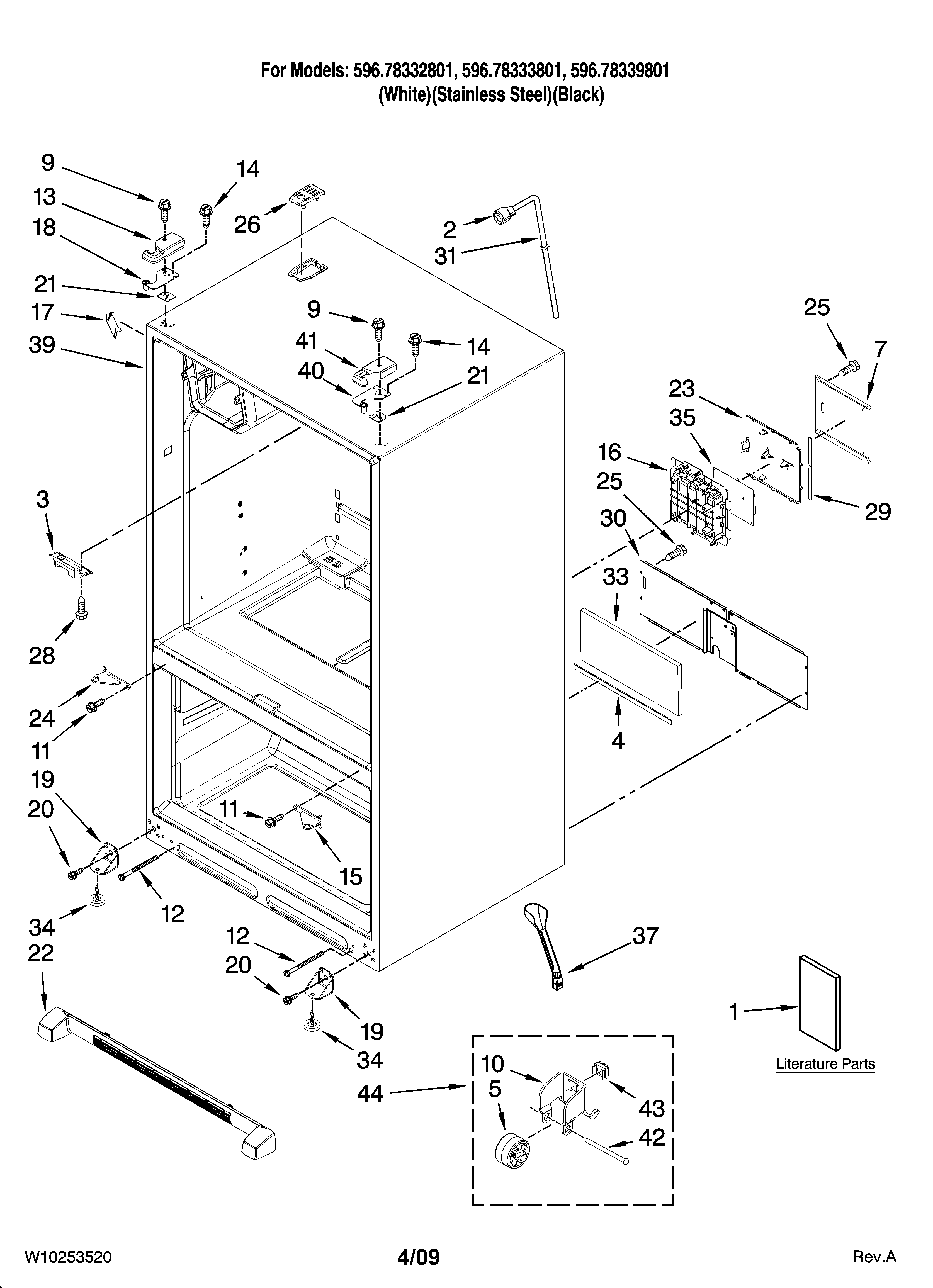 CABINET PARTS