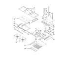 Kenmore 59678333801 shelf parts diagram