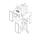 Kenmore Elite 59678339801 refrigerator door parts diagram
