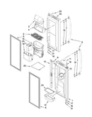 Refrigerator door parts