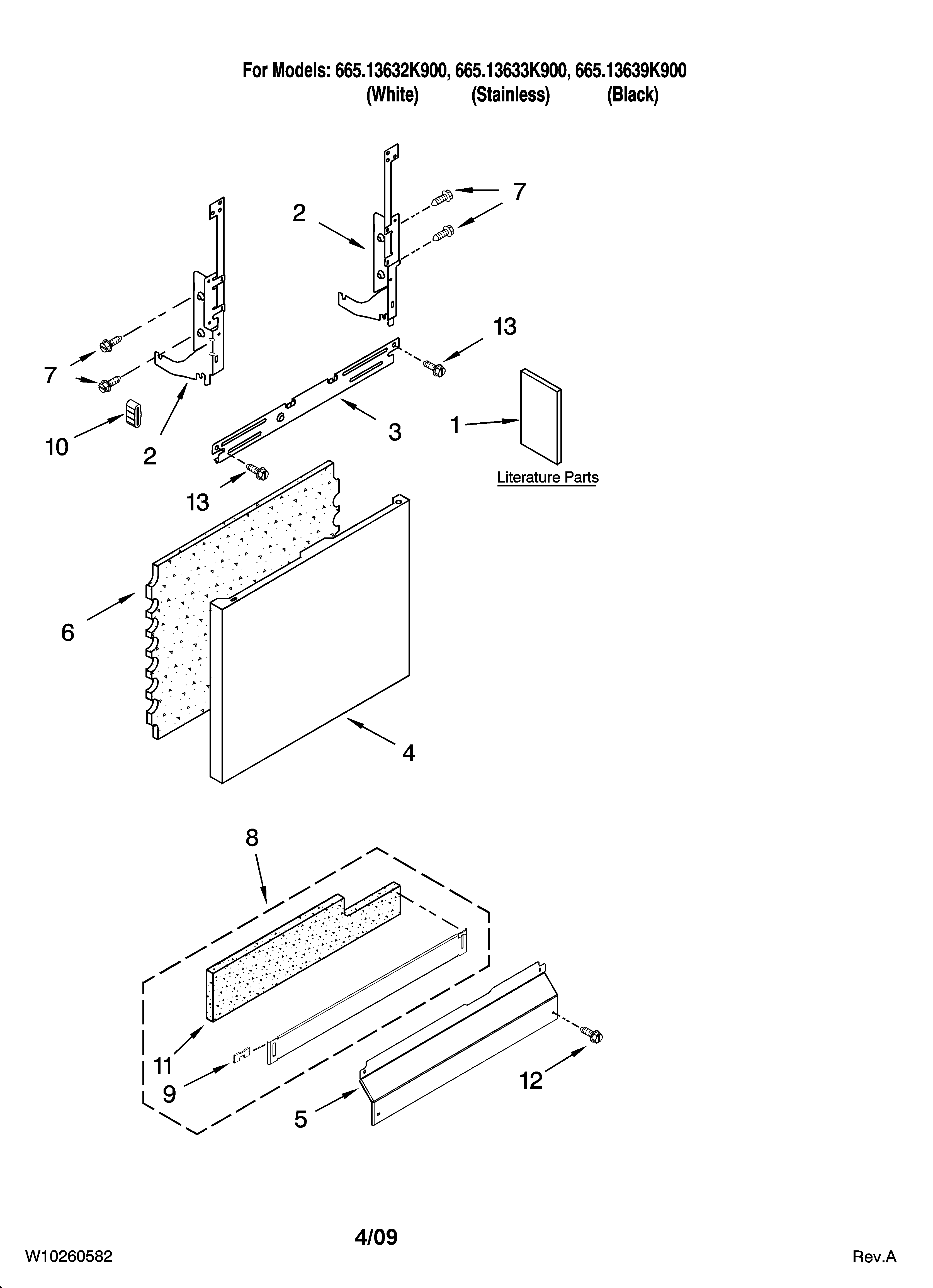 Door and panel parts