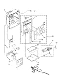 Dispenser front parts