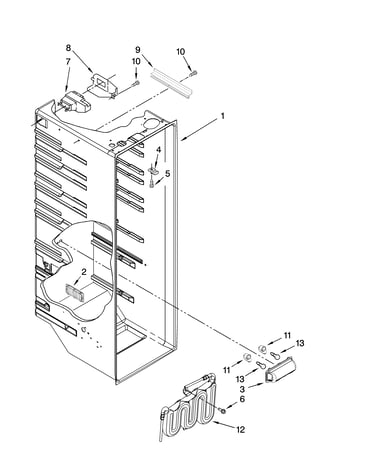 Refrigerator liner parts