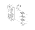 Kenmore 10657163701 freezer liner parts diagram