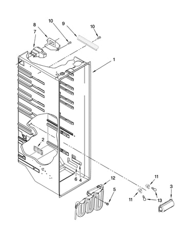 Refrigerator liner parts