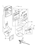 Dispenser front parts