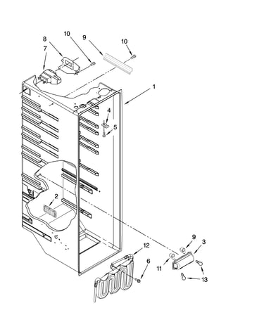 Refrigerator liner parts
