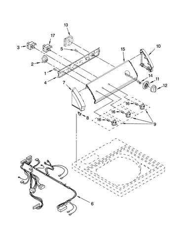 Control panel parts