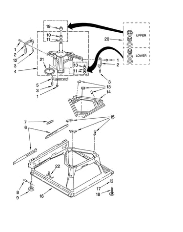 Machine base parts