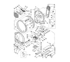 Kenmore Elite 11068062801 bulkhead parts diagram