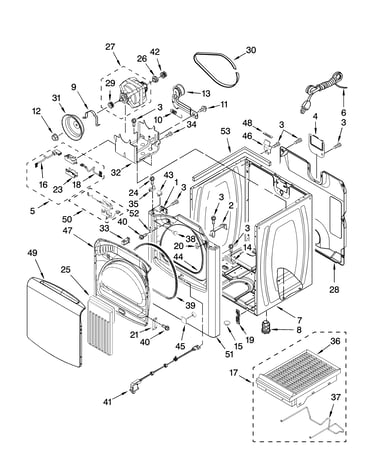 Cabinet parts