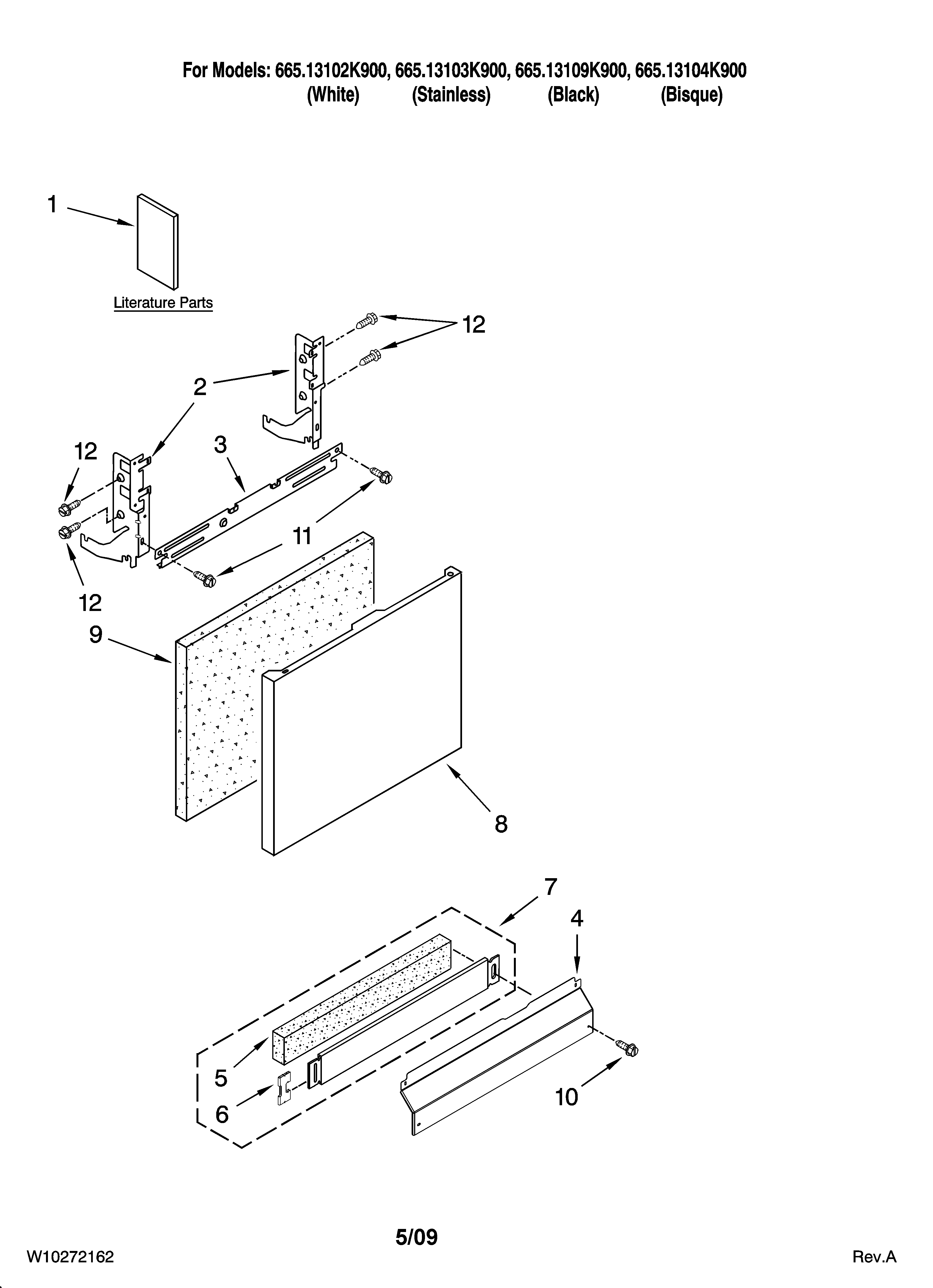 Door and panel parts