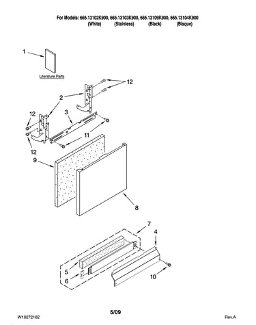 Door and panel parts