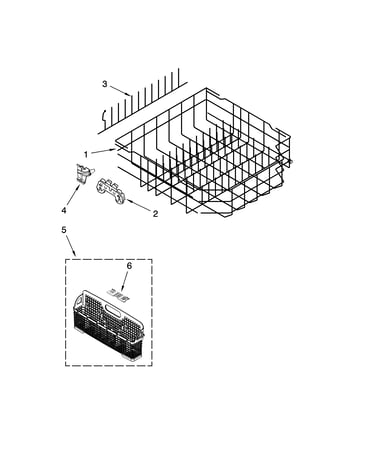Lower rack parts