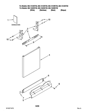 Door and panel parts
