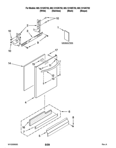 Door and panel parts