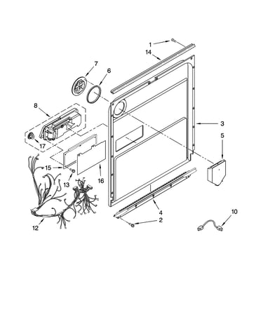 Door and latch parts