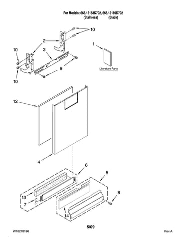 Door and panel parts
