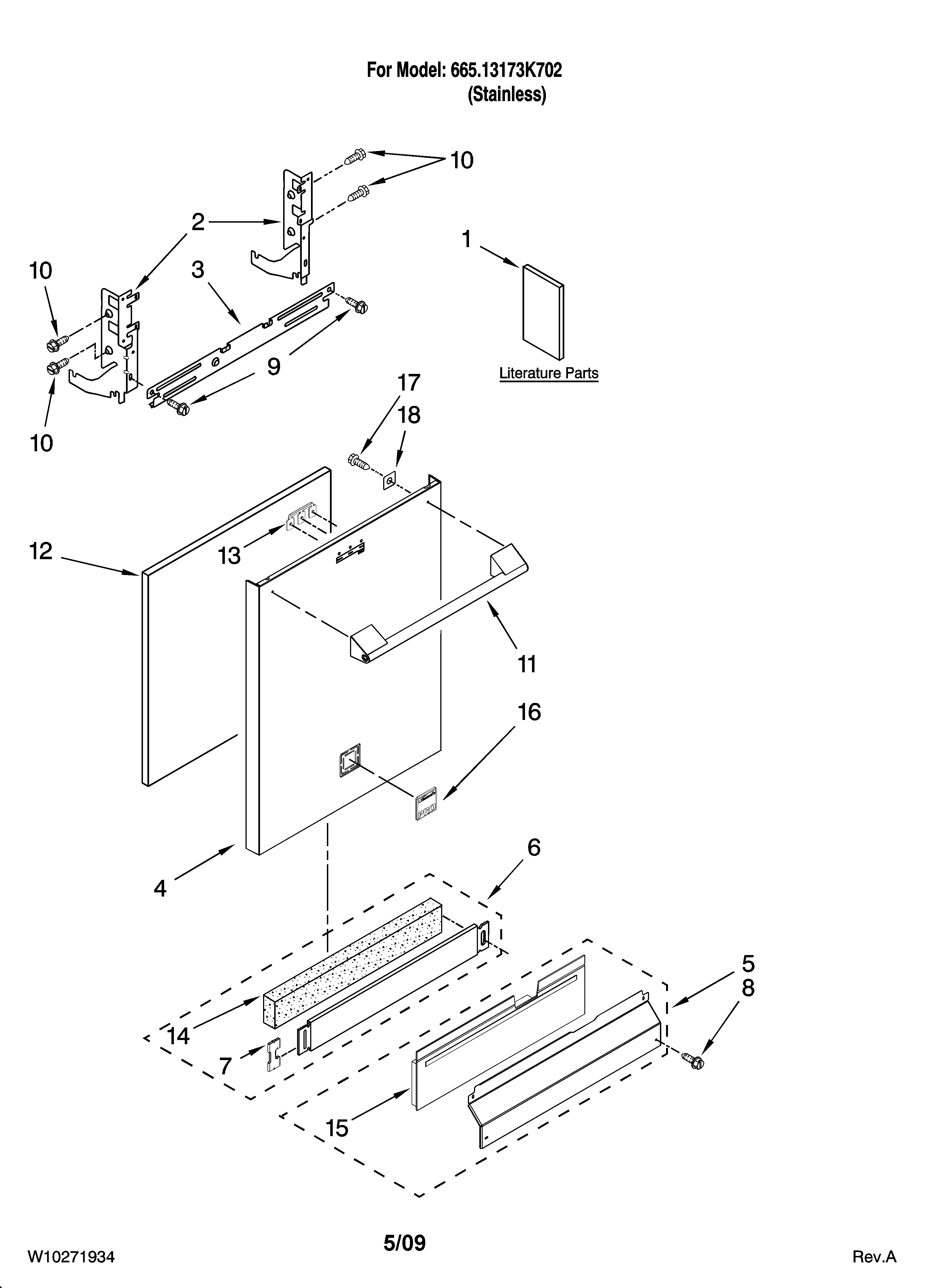 Door and panel parts