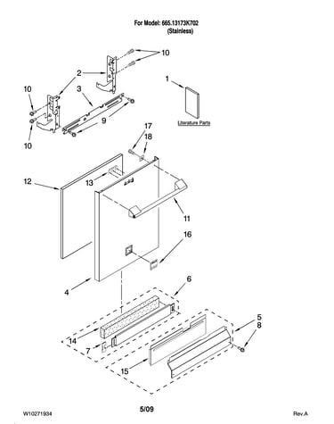 Door and panel parts