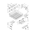 Kenmore Pro 66513173K702 upper rack and track parts diagram
