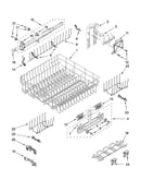 Upper rack and track parts