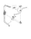Upper wash and rinse parts