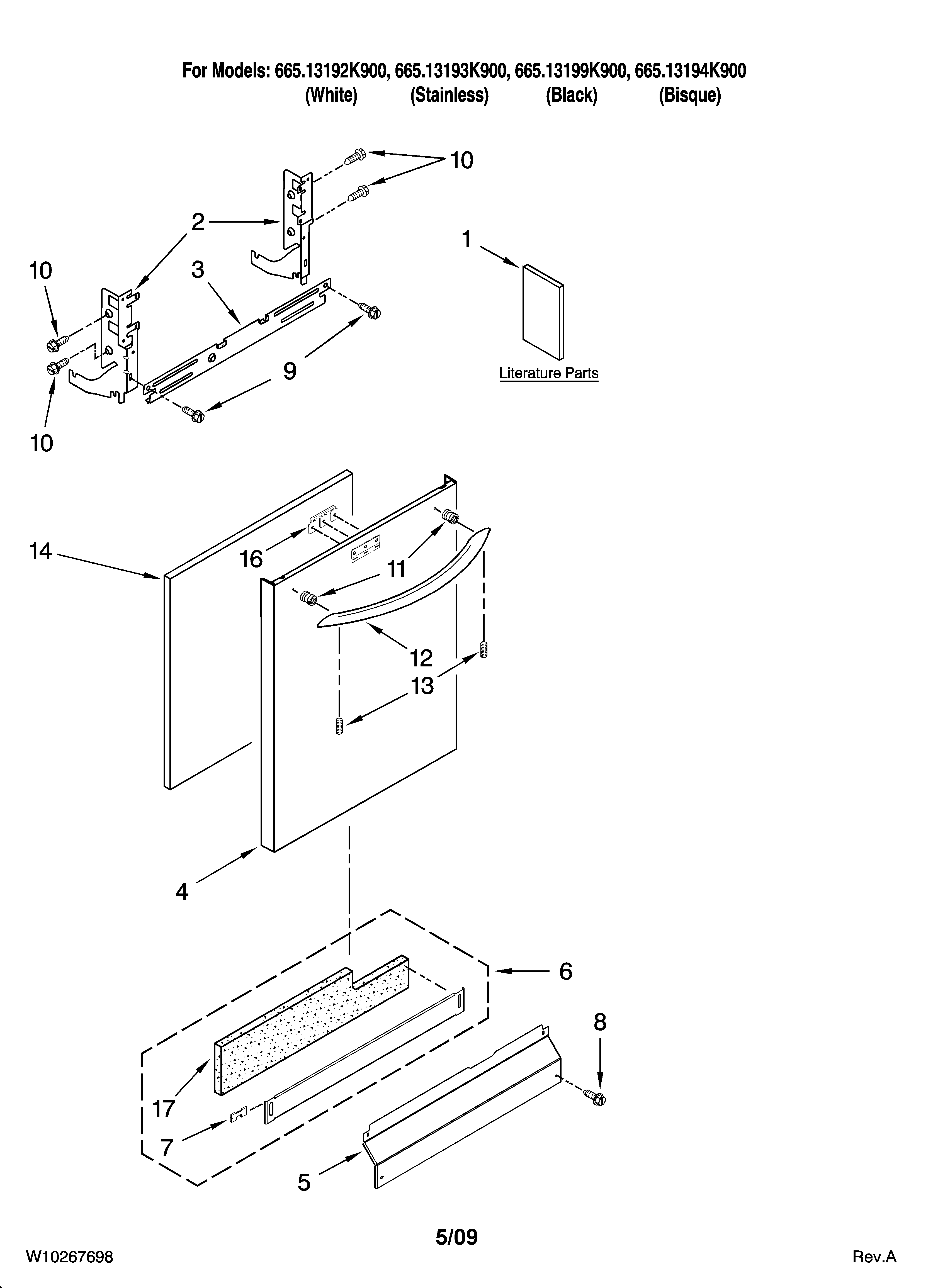 Door and panel parts