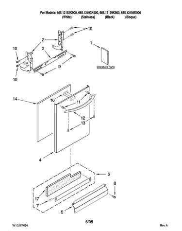 Door and panel parts