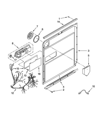 Door and latch parts