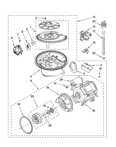 Pump and motor parts