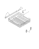 Upper rack and track parts