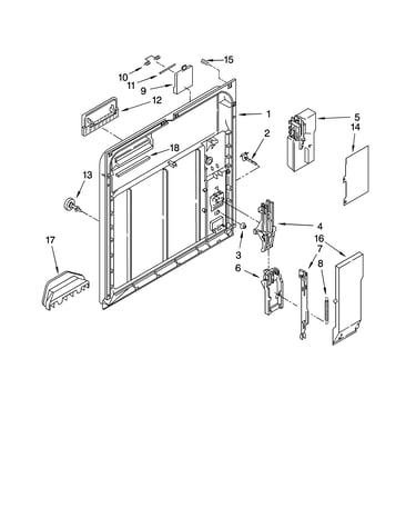 Inner door parts