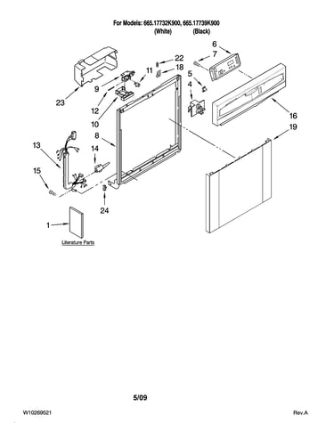 Frame and console parts
