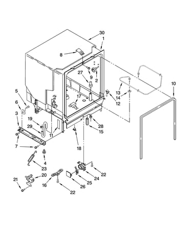 Tub assembly parts