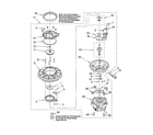 Kenmore 66517739K900 pump and motor parts diagram