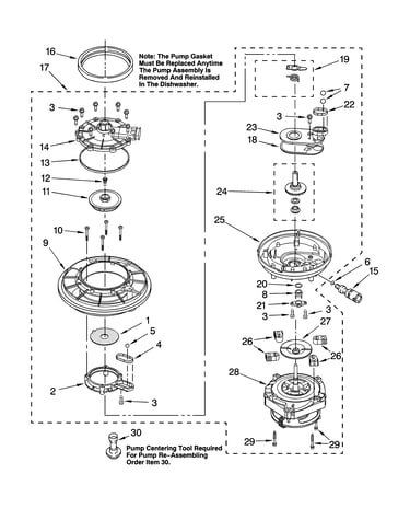 Pump and motor parts