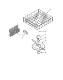 Lower dishrack parts
