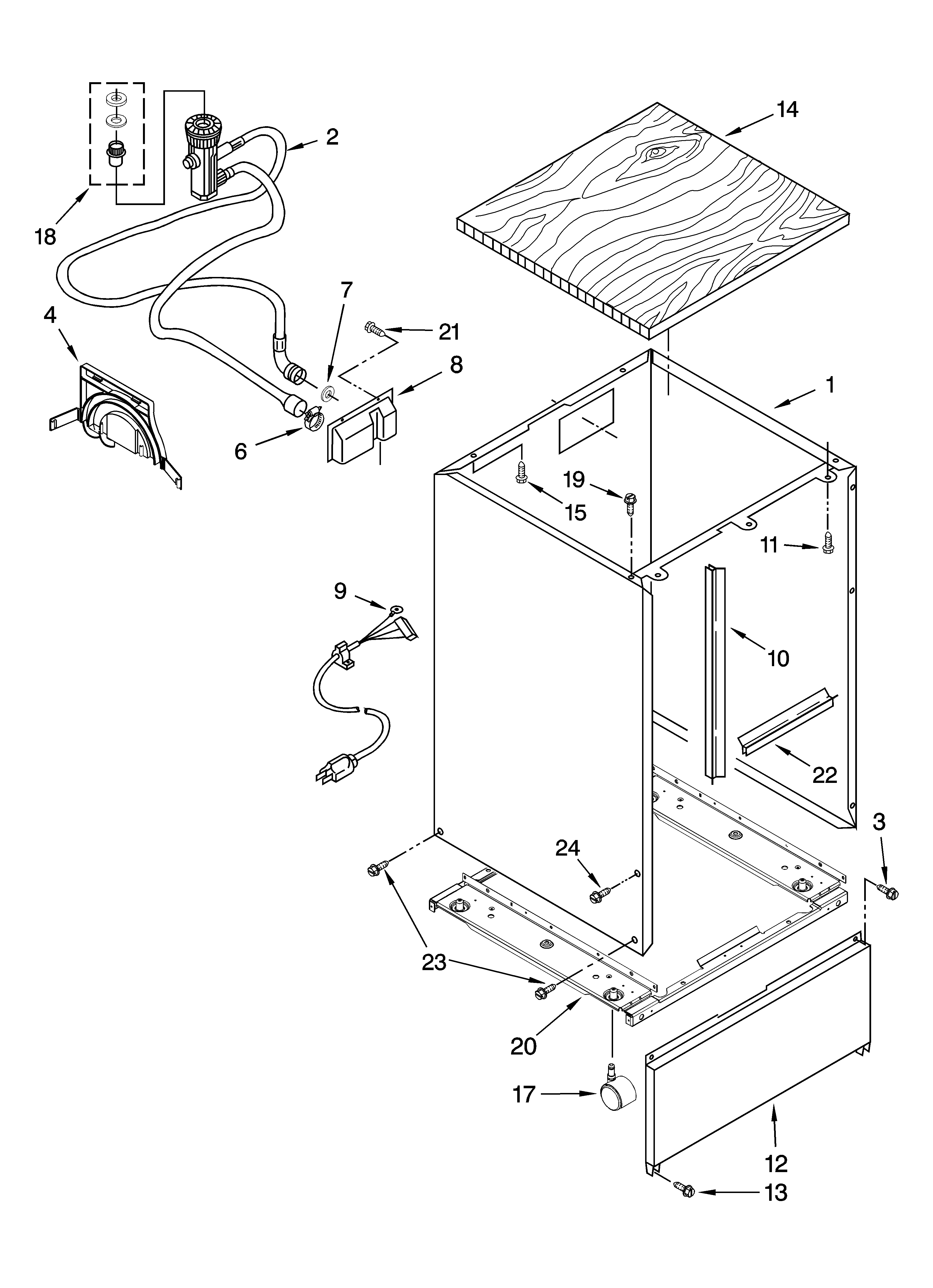 Cabinet parts