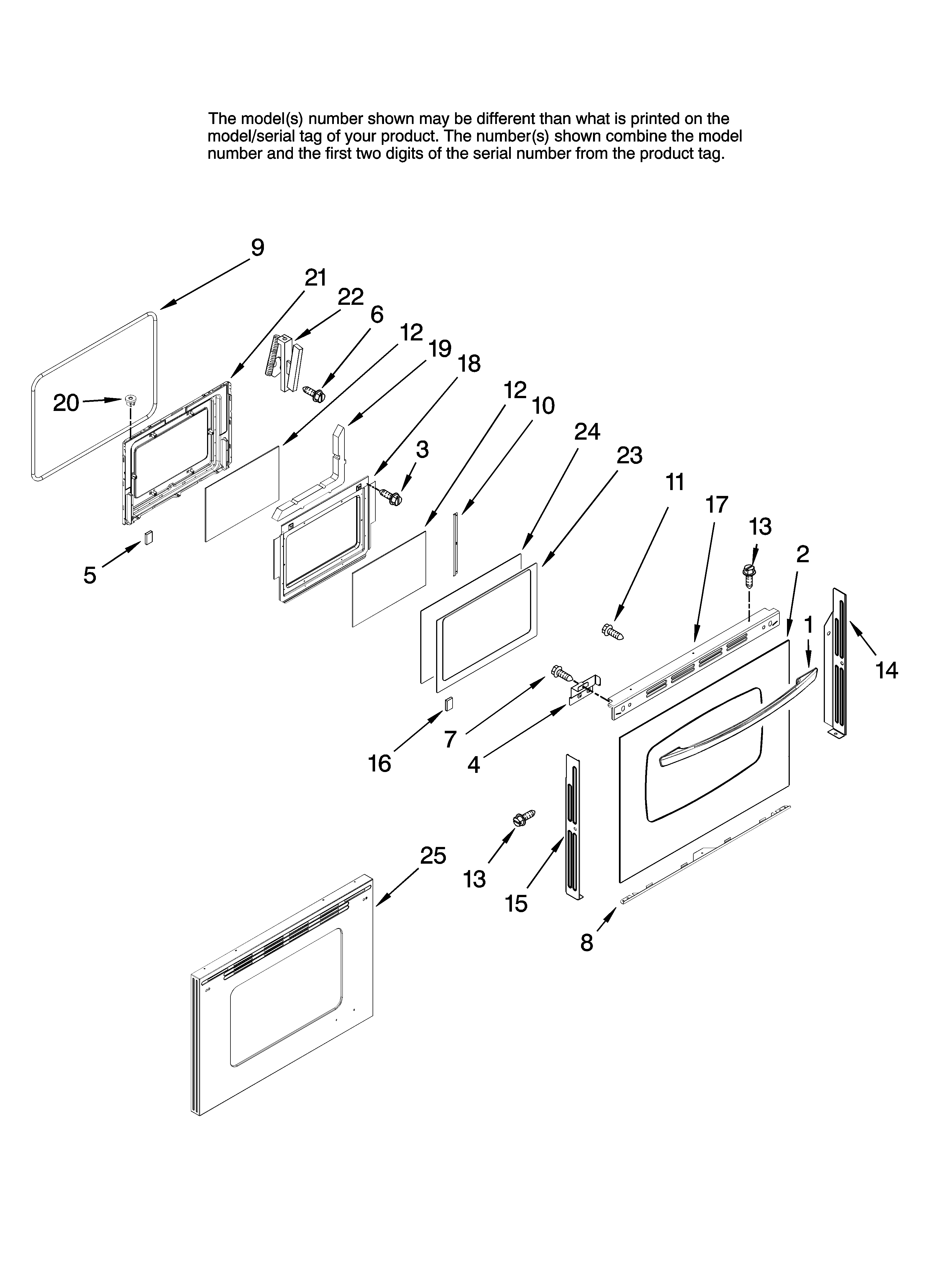 Lower door parts