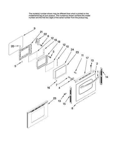 Lower door parts