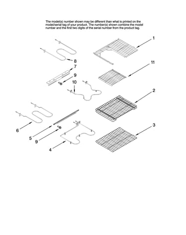 Rack and element parts