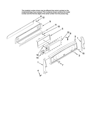 Control panel parts