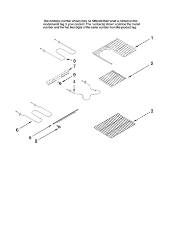 Rack and element parts