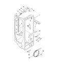 Kenmore Elite 10644432603 refrigerator liner parts diagram