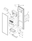 Refrigerator door parts