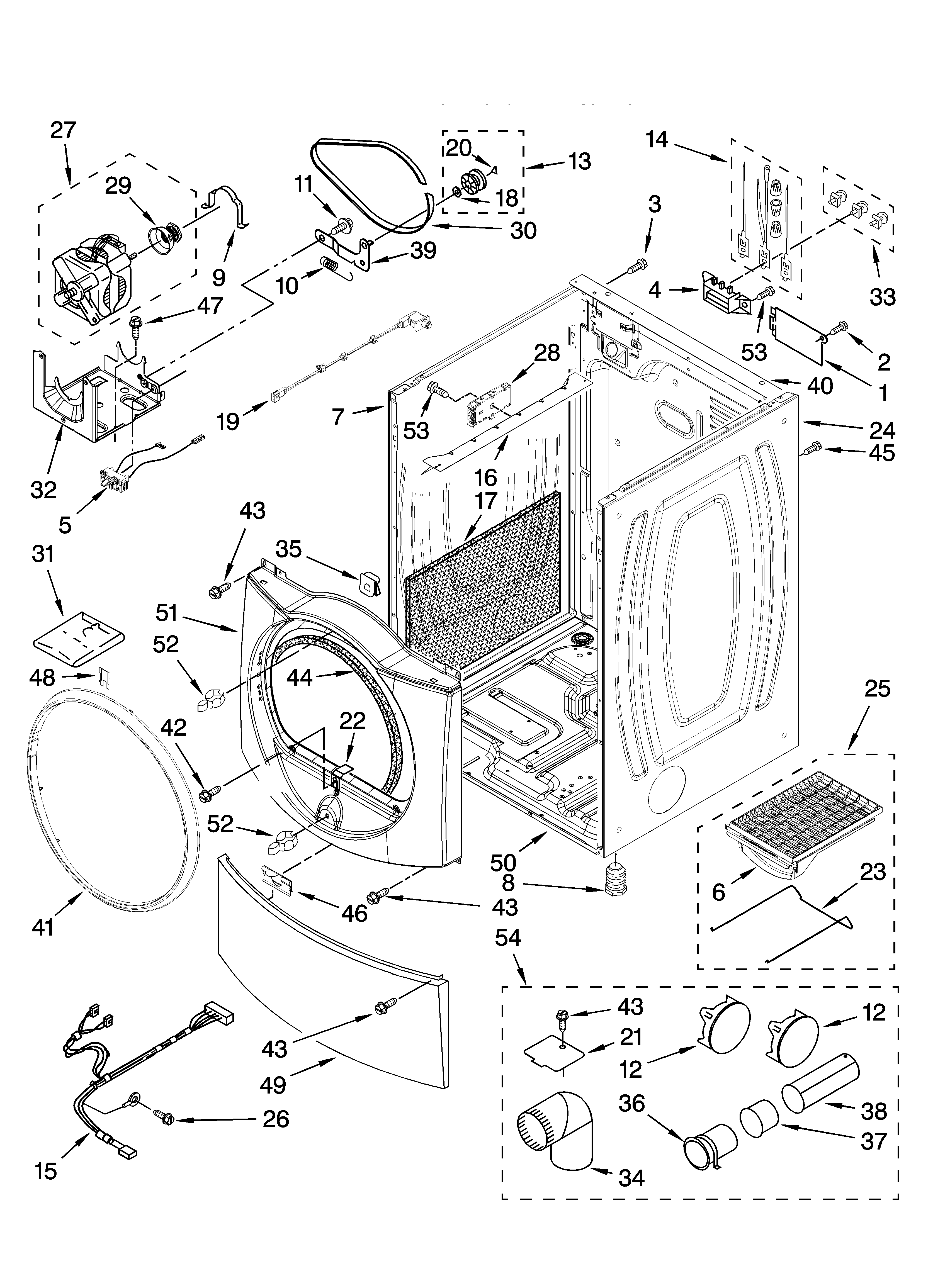 Cabinet parts