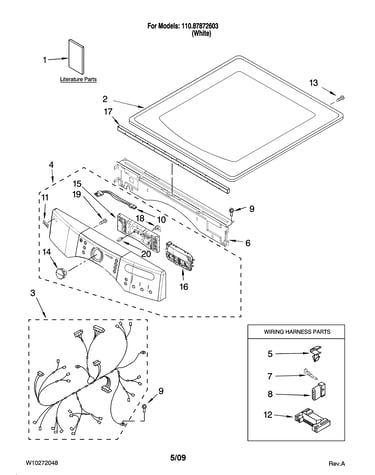 Top and console parts