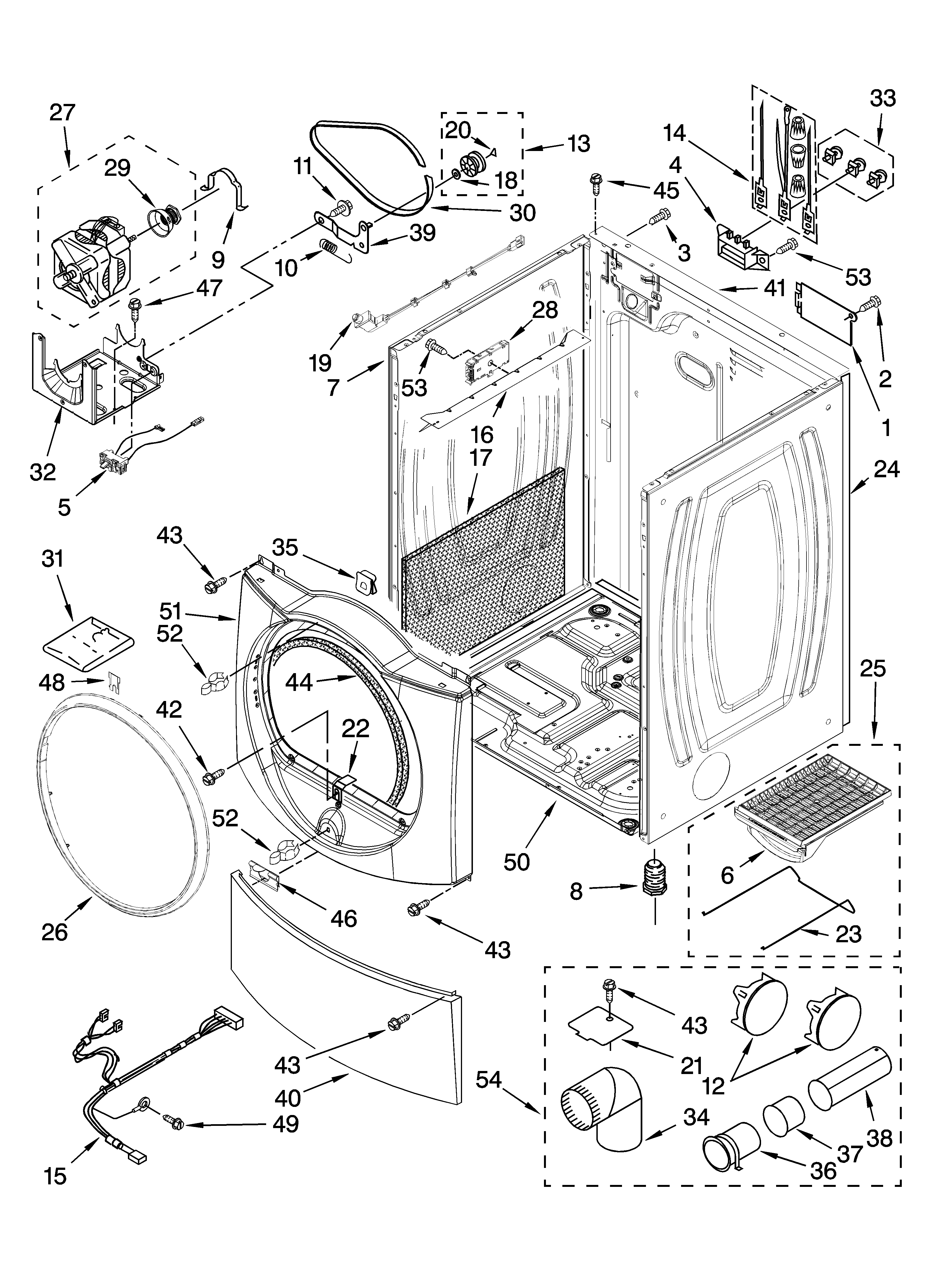 Cabinet parts